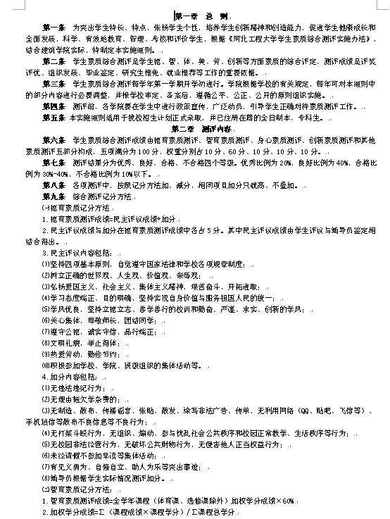 ����ѧԺѧ�������ۺϲ���ʵʩϸ��